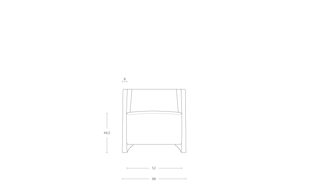 Dimensoes do produto poltrona mali